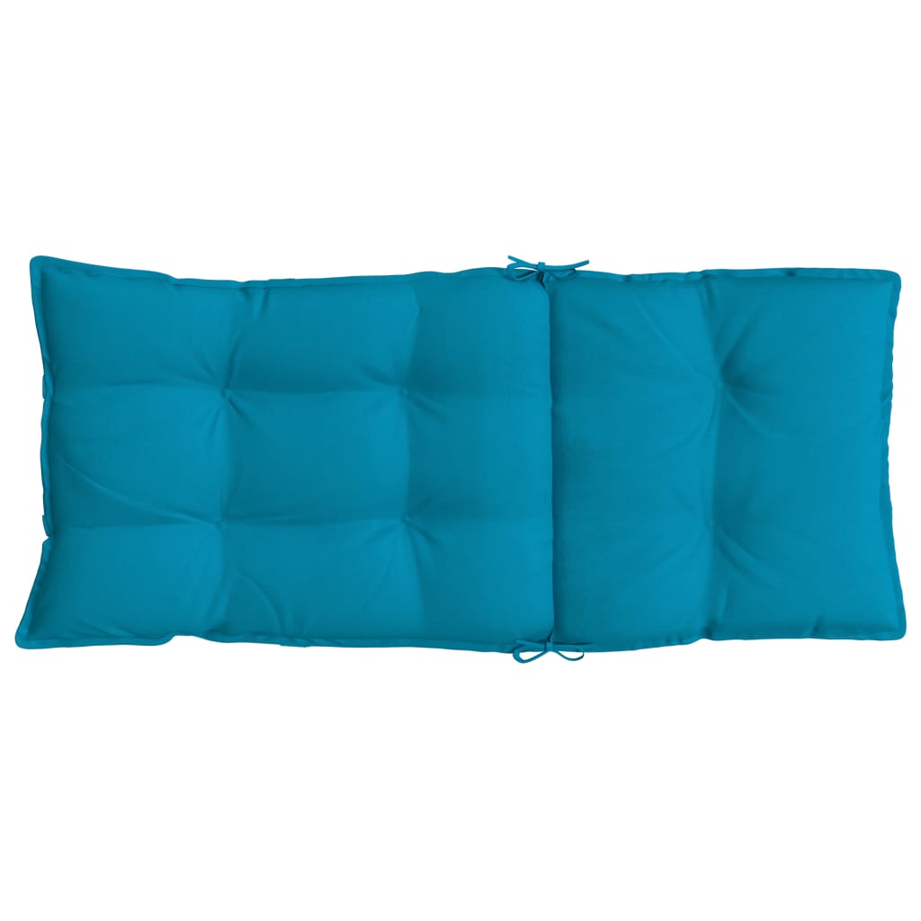 High-Back Cushion Pads 2 pcs Light Blue Oxford Fabric