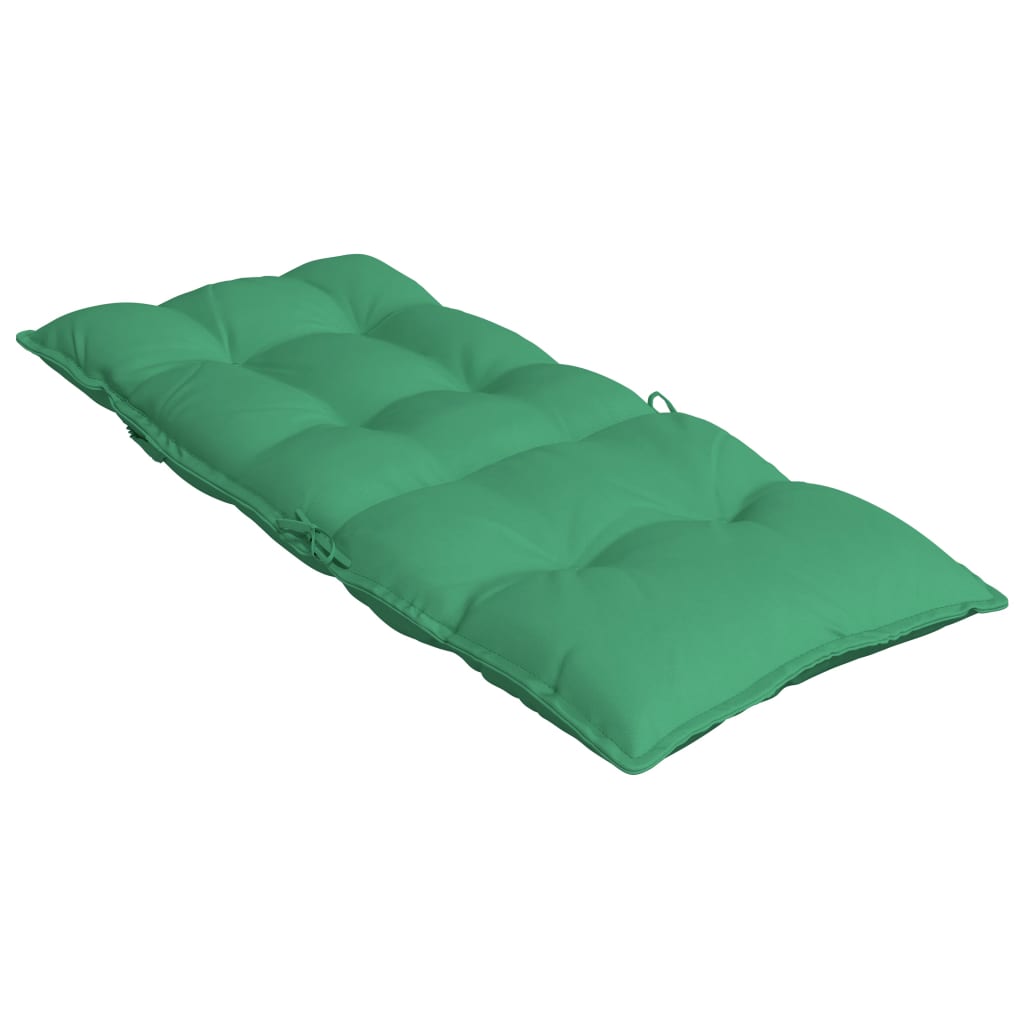 High-back cushions 2 pc. Green Oxford fabric