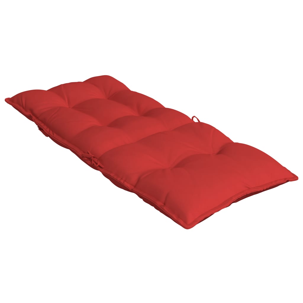 Coussins pour chaises longues 4 pièces Tissu Oxford rouge