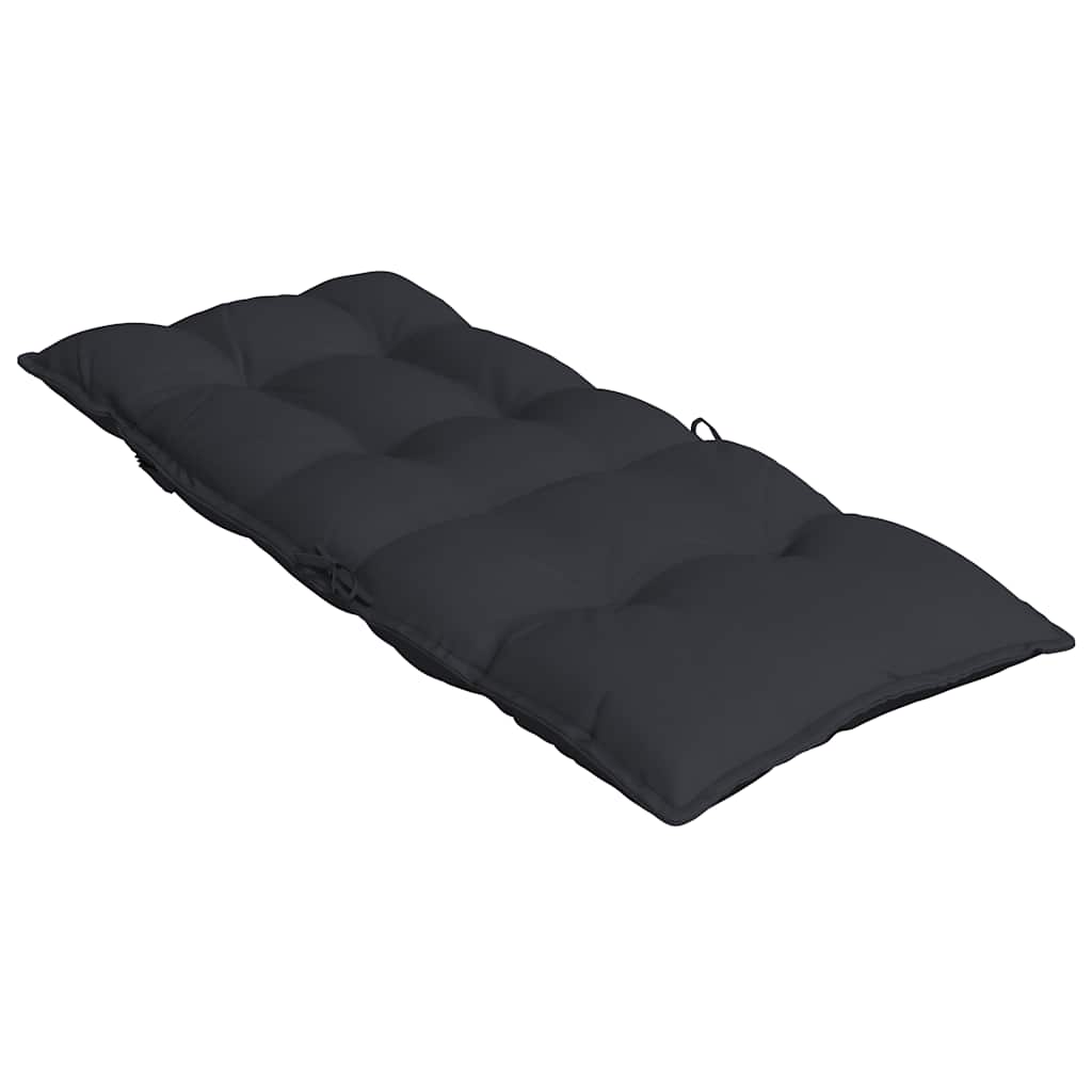 High-back Cushion Pads 6 pcs Black Oxford Fabric