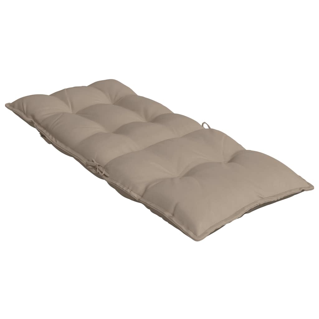 Coussins pour chaises hautes 6 p. Tissu Oxford taupe