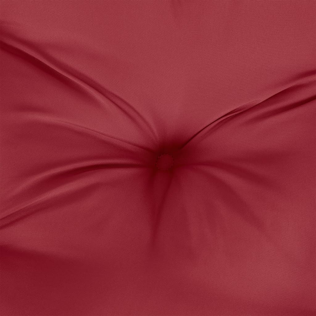 Coussins de dossier haut 6 pces Tissu Oxford rouge bordeaux