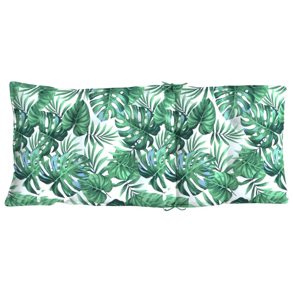 Coussins pour chaises longues 6 pcs Motif feuilles Tissu Oxford