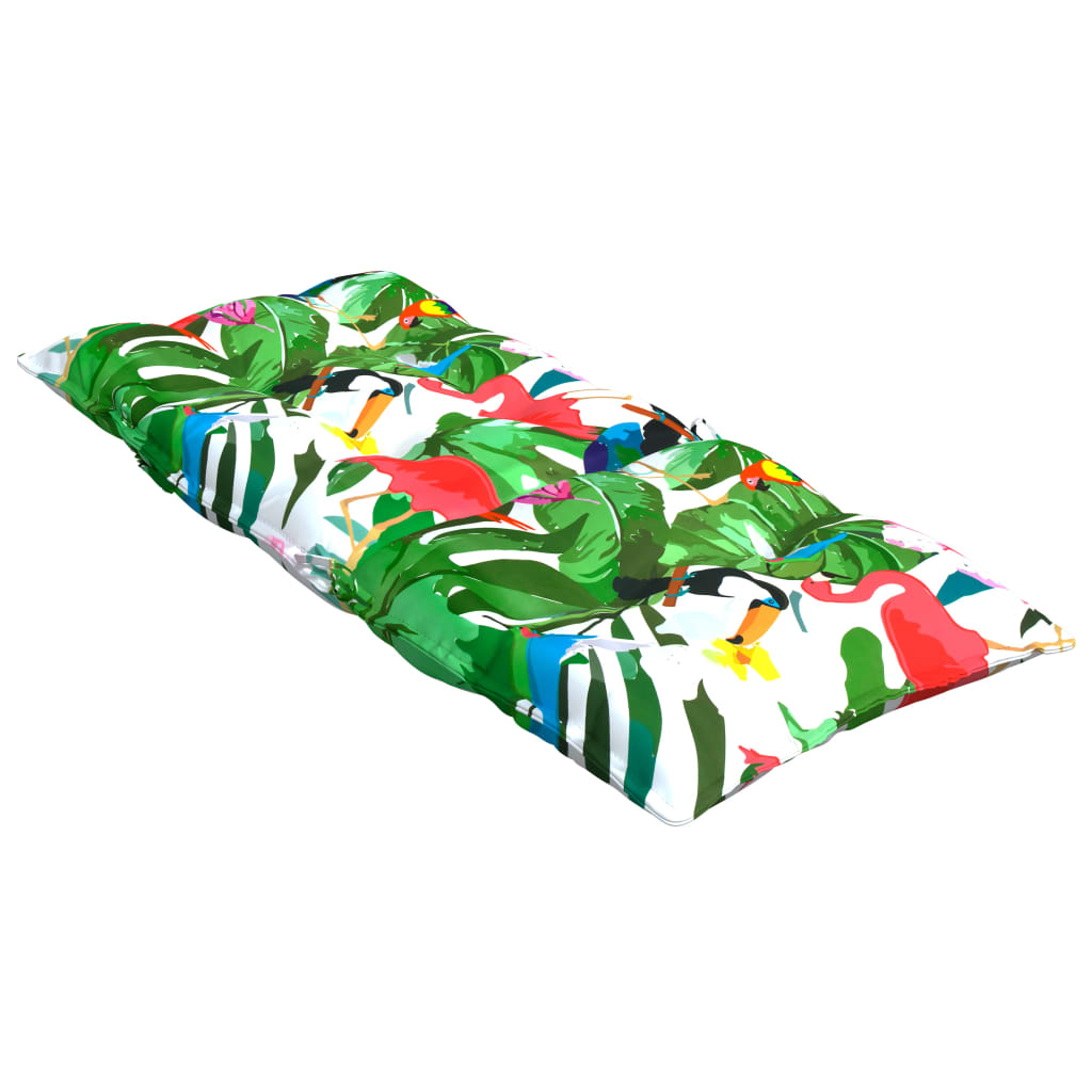 High-Backed Cushion Pads 4 pcs. Multicolored Oxford Fabric