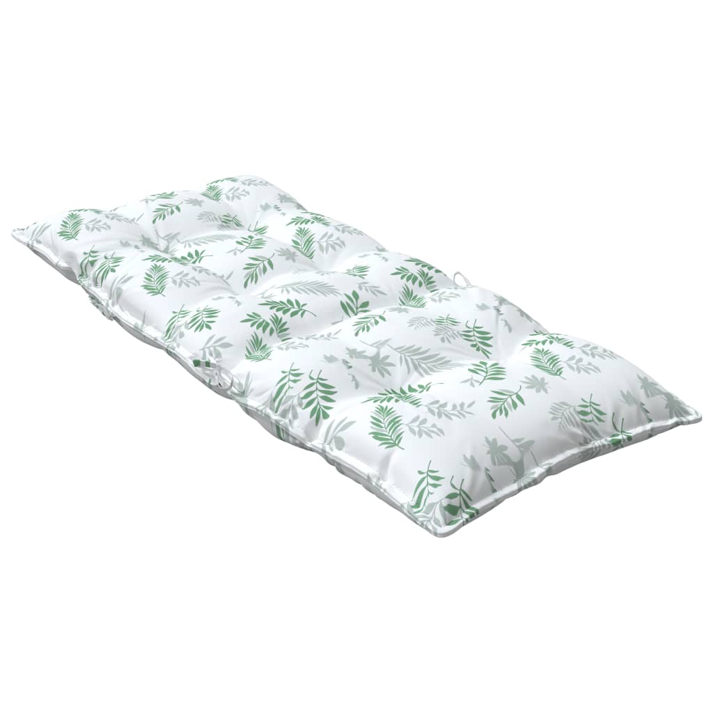 Coussins pour chaises longues 6 pcs Motif feuilles Tissu Oxford