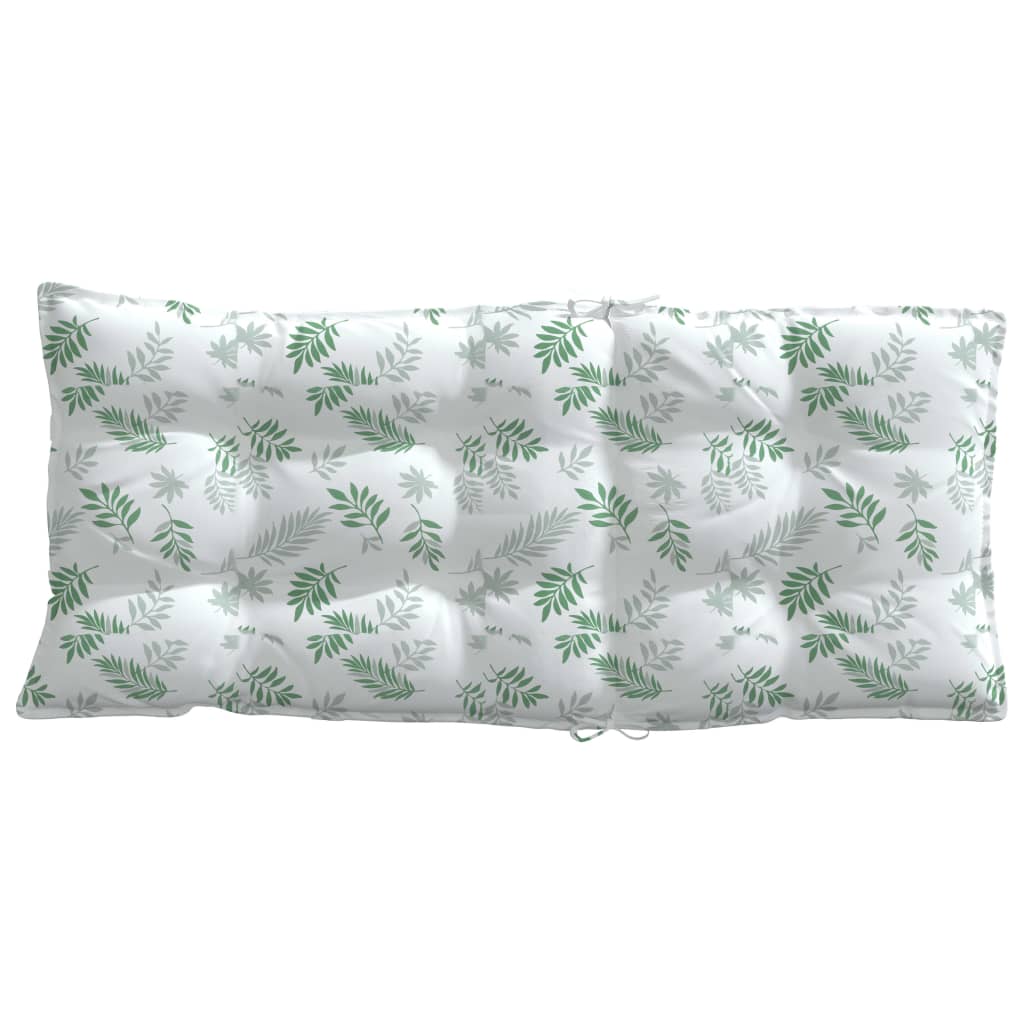 Coussins pour chaises longues 6 pcs Motif feuilles Tissu Oxford