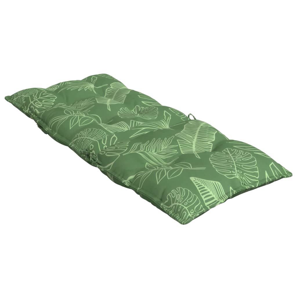 Coussins pour chaises longues 2 pcs Motif feuille Tissu Oxford