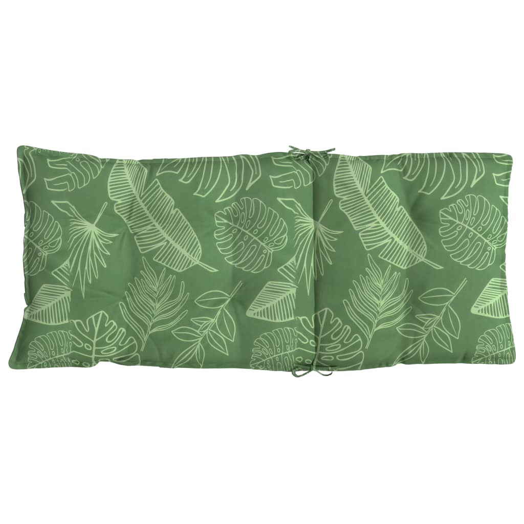 Coussins pour chaises longues 6 pcs Motif feuilles Tissu Oxford