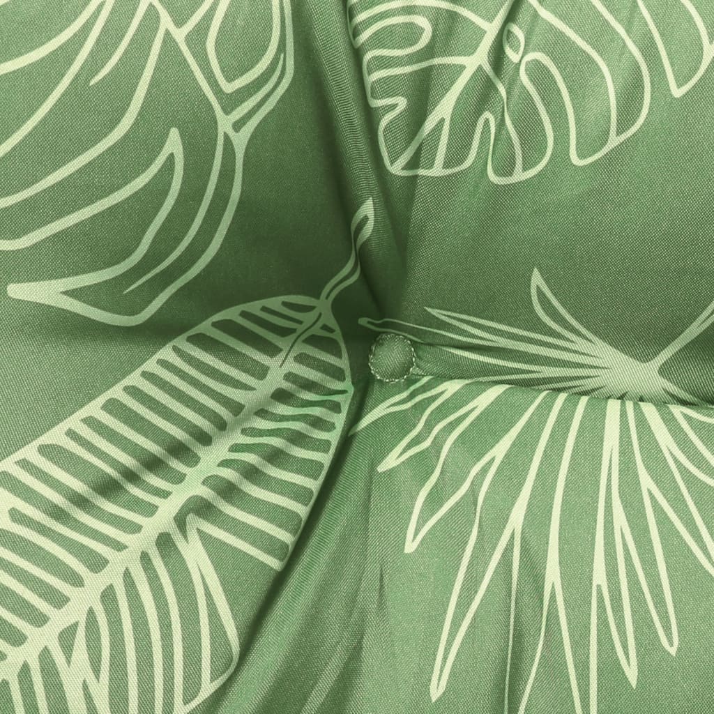 Coussins pour chaises longues 6 pcs Motif feuilles Tissu Oxford