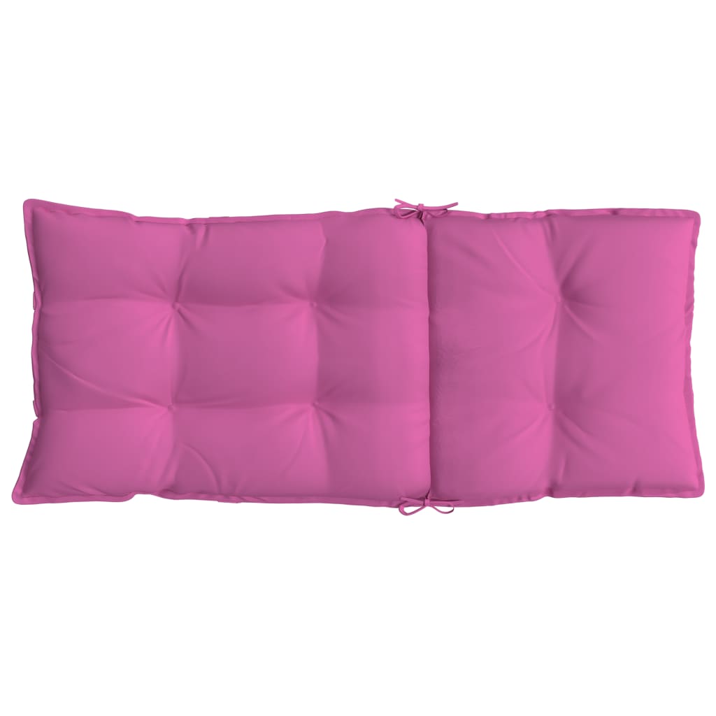 Coussins pour chaises longues 6 pcs. Tissu Oxford rose