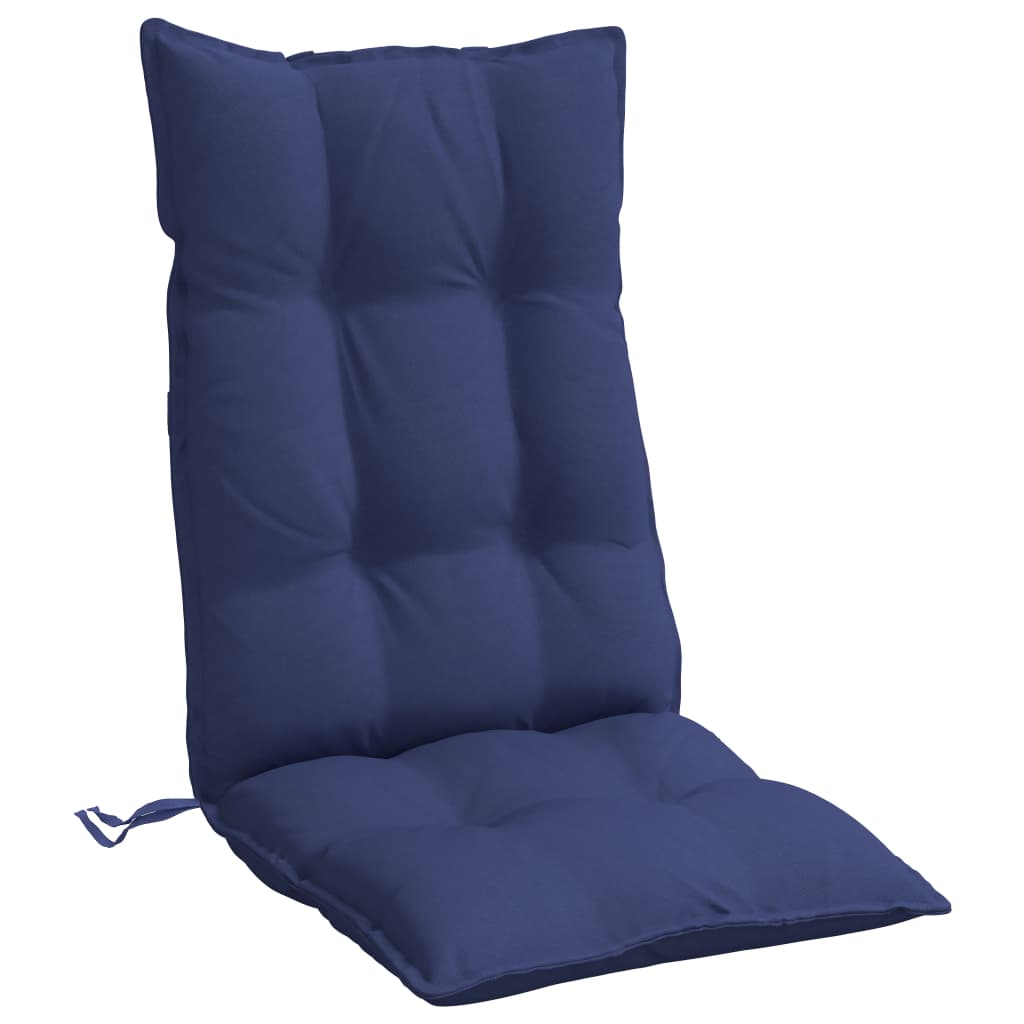 Coussins pour chaises longues 6 pcs Tissu Oxford bleu marine