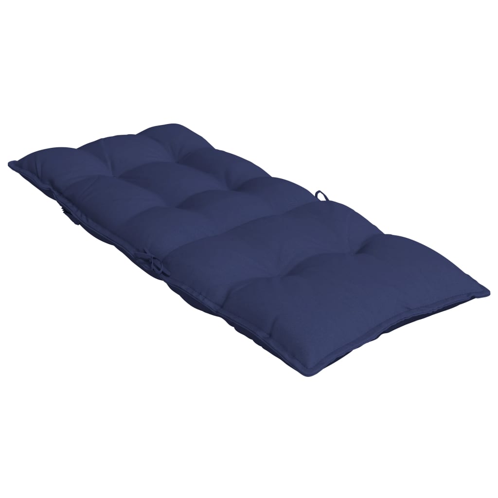 Coussins pour chaises longues 6 pcs Tissu Oxford bleu marine