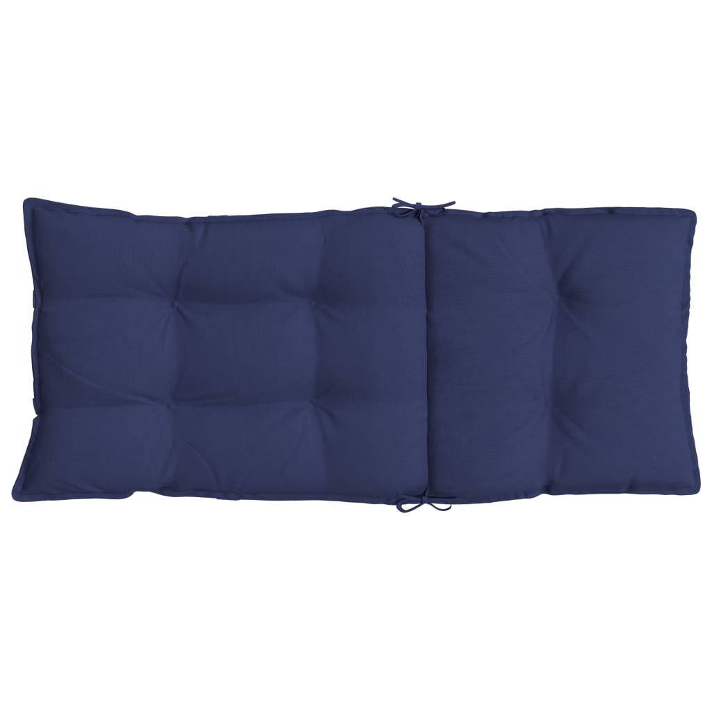 Coussins pour chaises longues 6 pcs Tissu Oxford bleu marine