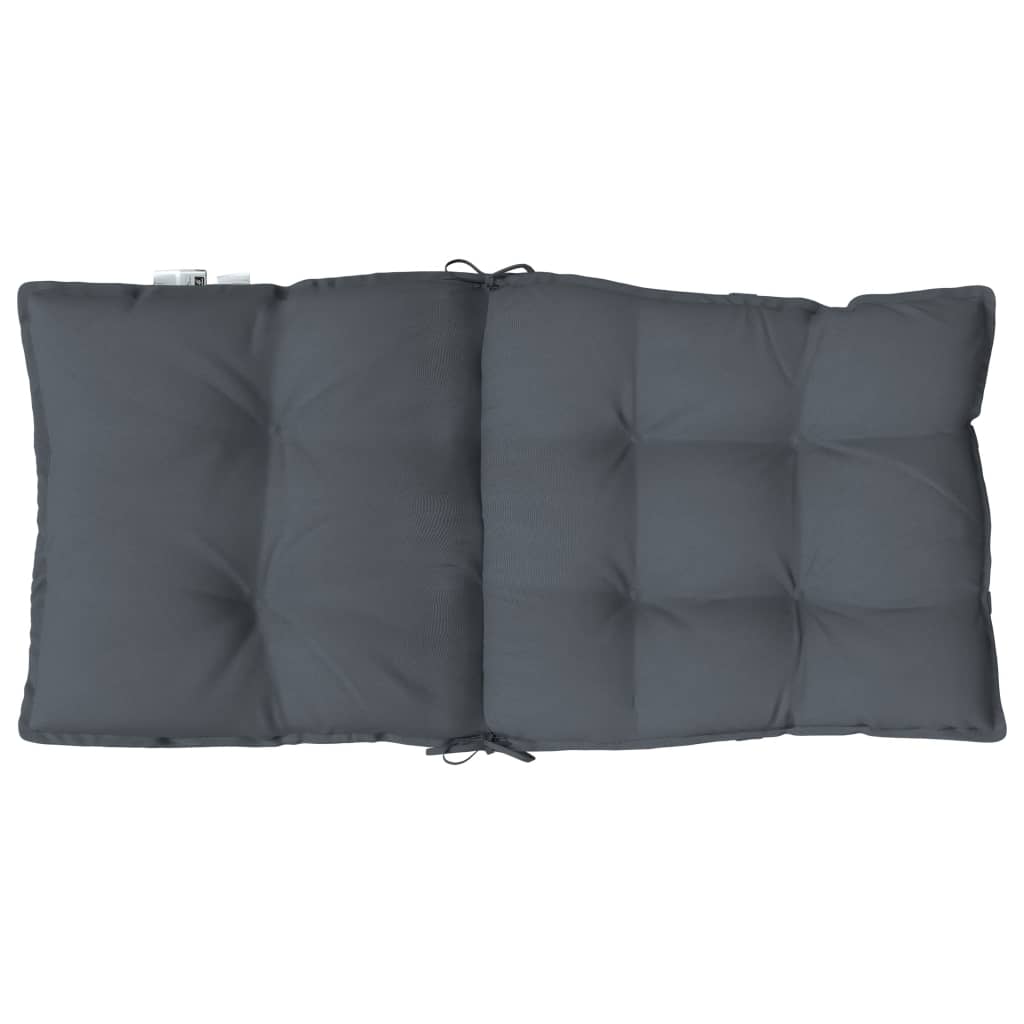 Coussins pour chaises basses 6 pièces anthracite tissu Oxford