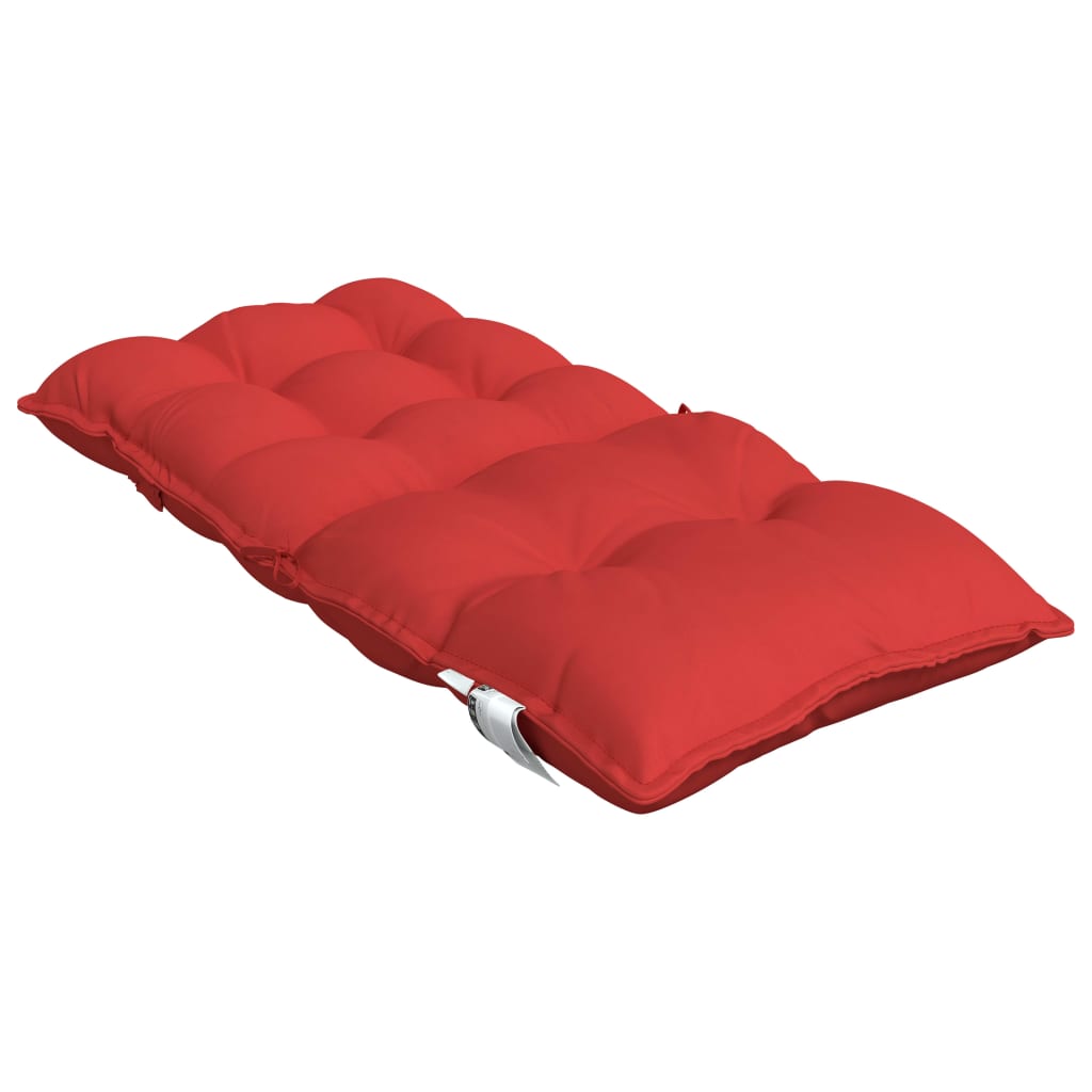 Coussins pour chaises basses 2 p. Rouge Tissu Oxford
