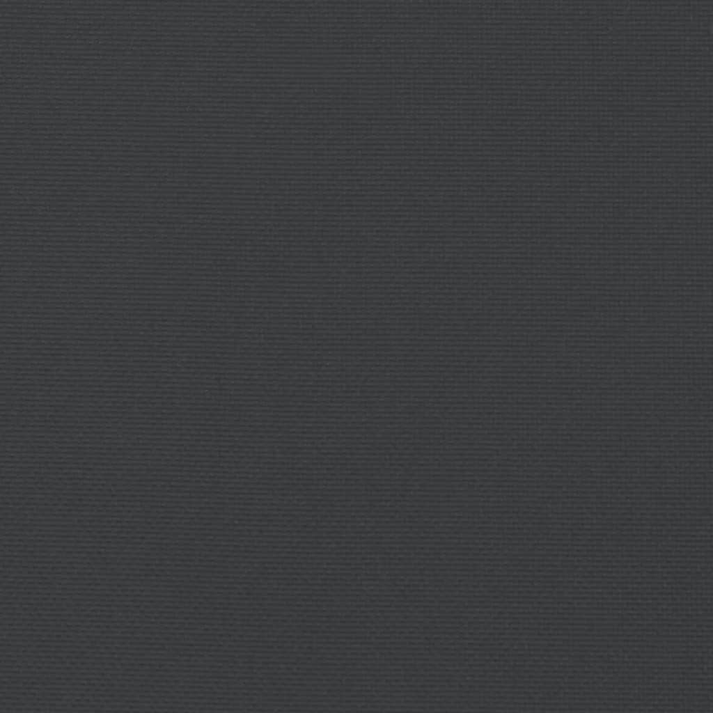 Coussins pour chaises basses 4 p. Noir Tissu Oxford