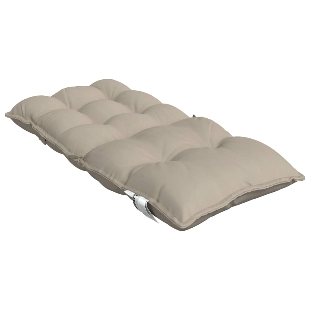 Coussins pour chaises basses 2 p. Tissu Oxford taupe
