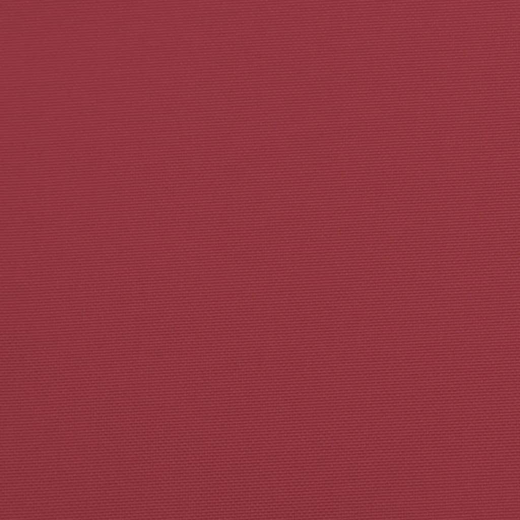 Niedriglehner-Auflagen 2 Stk. Weinrot Oxford-Gewebe