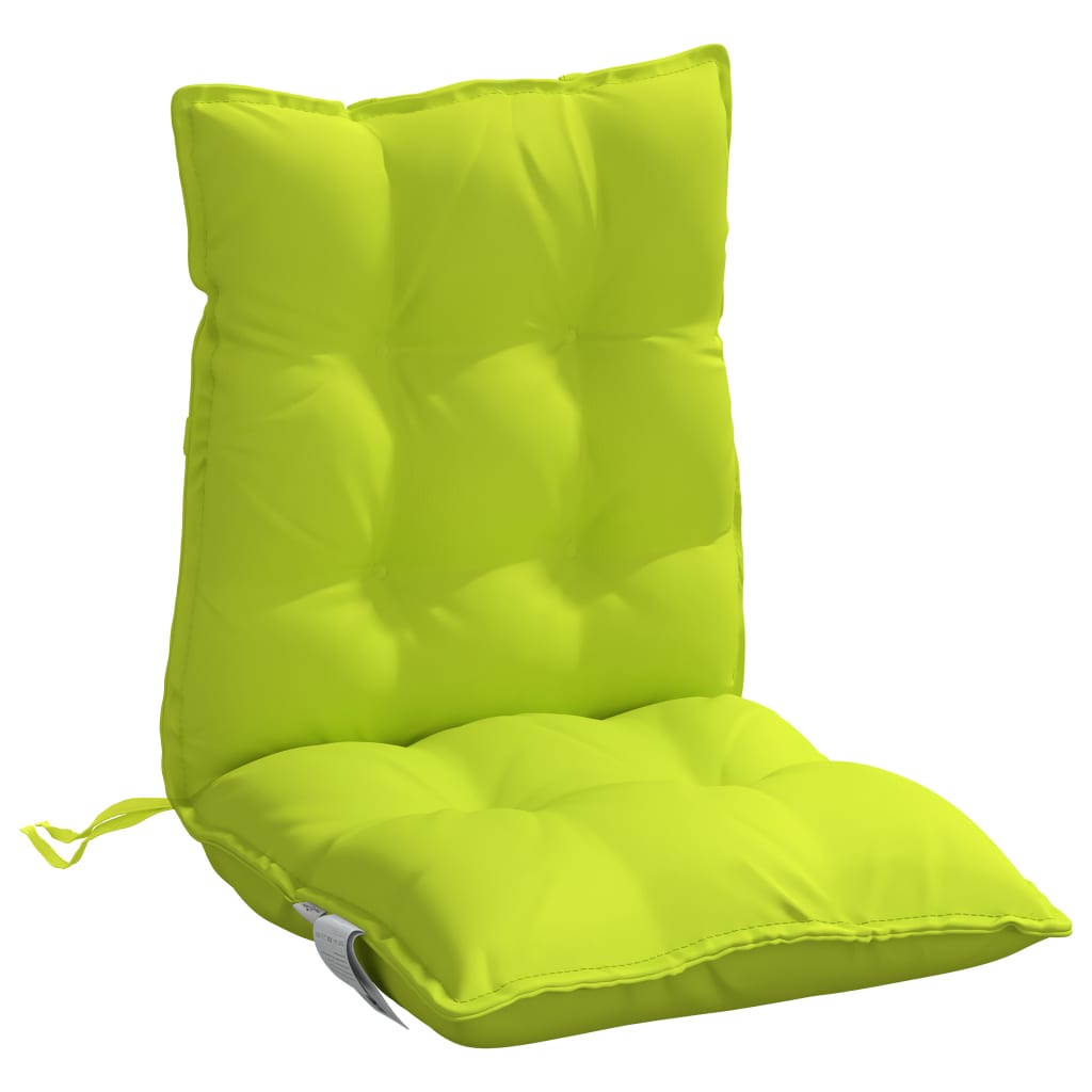 Coussins pour chaises basses 6 pièces Vert flashy Tissu Oxford
