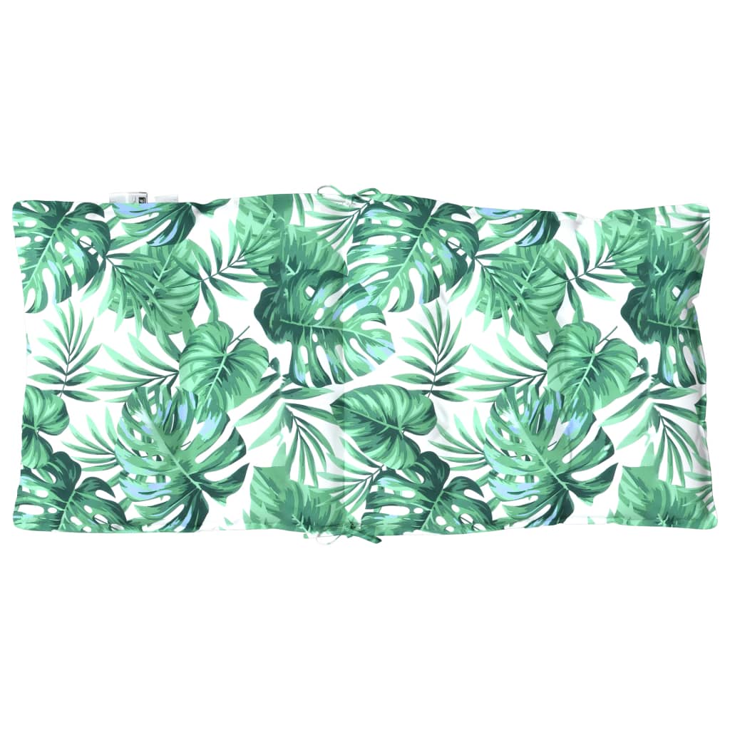 Low-back cushion pads 6 pcs. Leaf pattern Oxford fabric