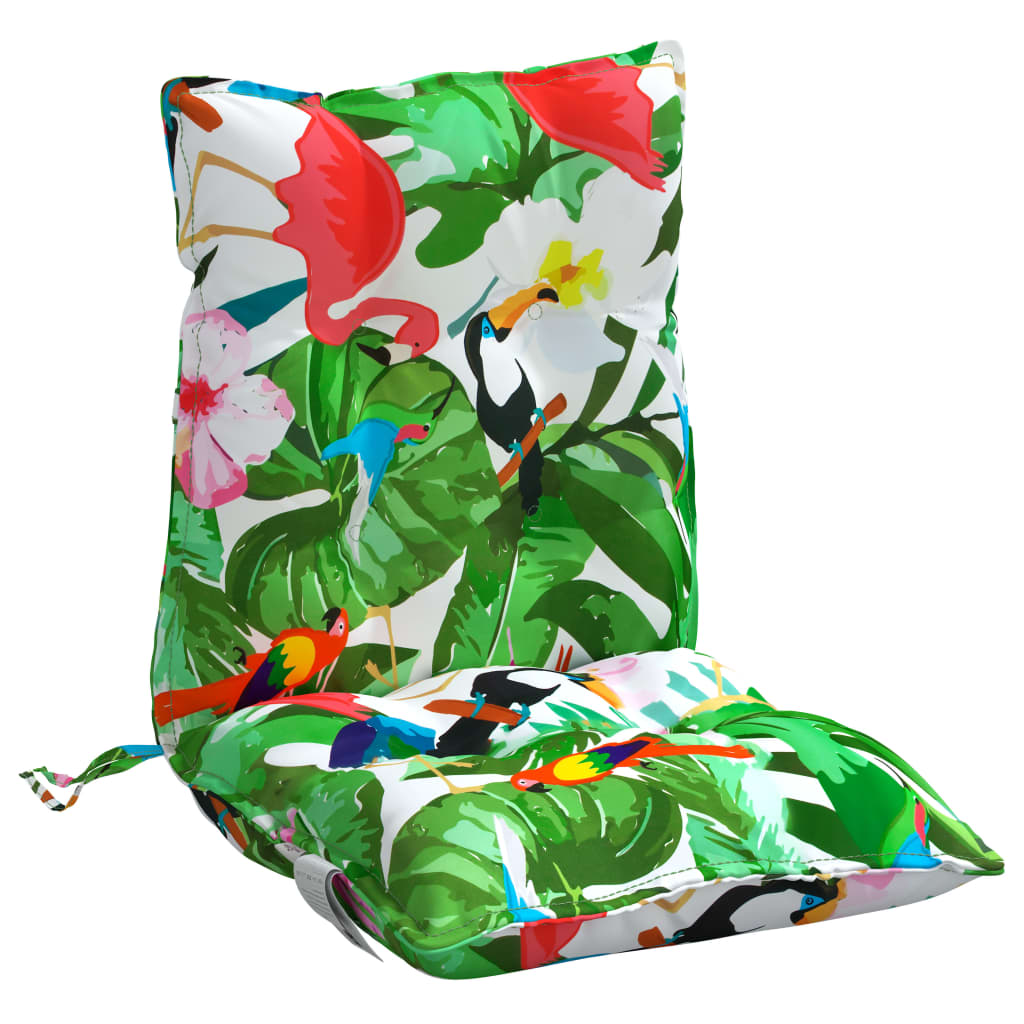 Coussins pour chaises basses 6 pcs Tissu Oxford multicolore