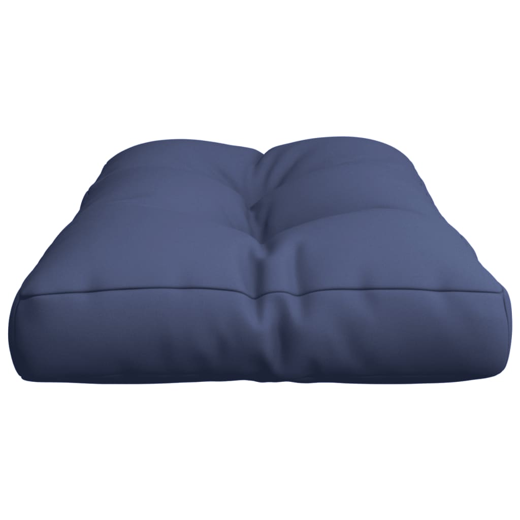 Pallet Cushion Navy Blue 120x40x12 cm Fabric