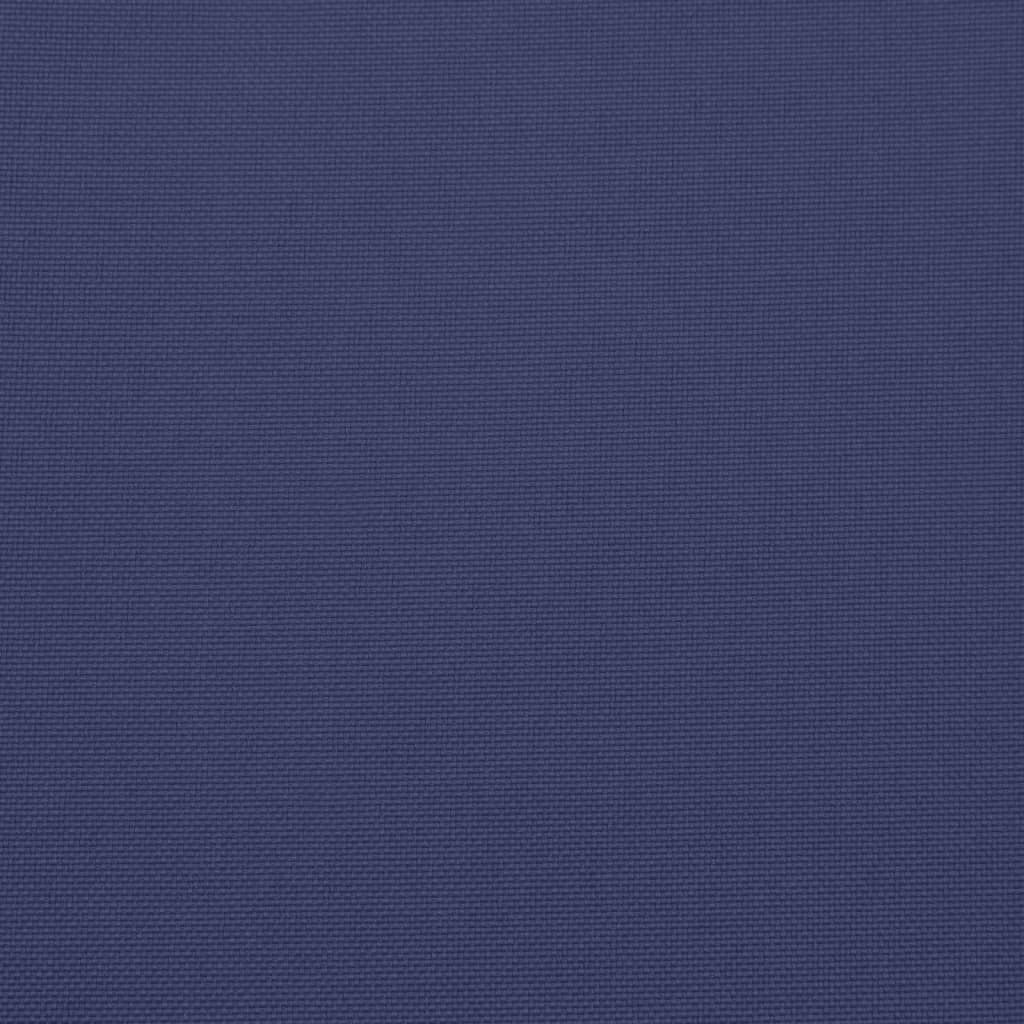 Coussins de palette 2 pcs Tissu bleu marine