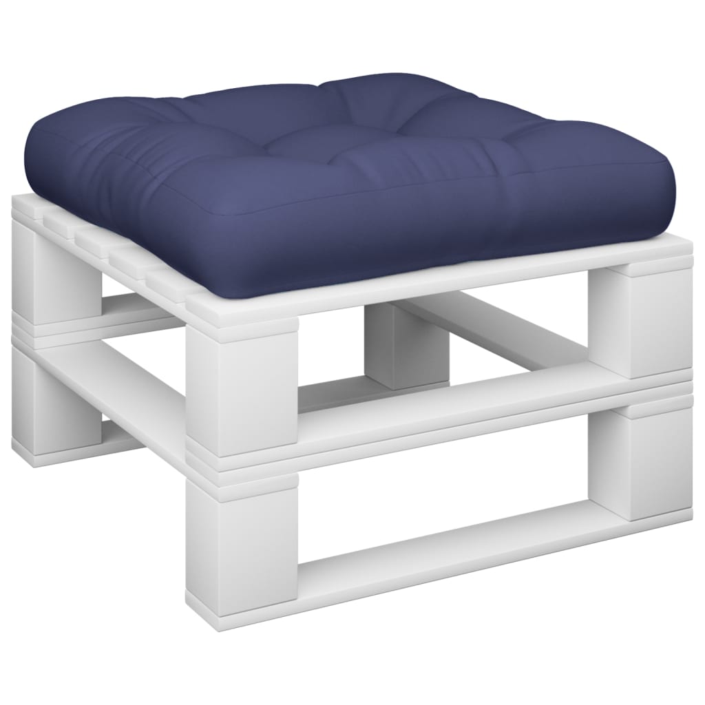 Pallet Cushion Navy Blue 58x58x10 cm Oxford Fabric