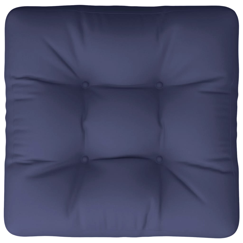 Pallet Cushion Navy Blue 58x58x10 cm Oxford Fabric