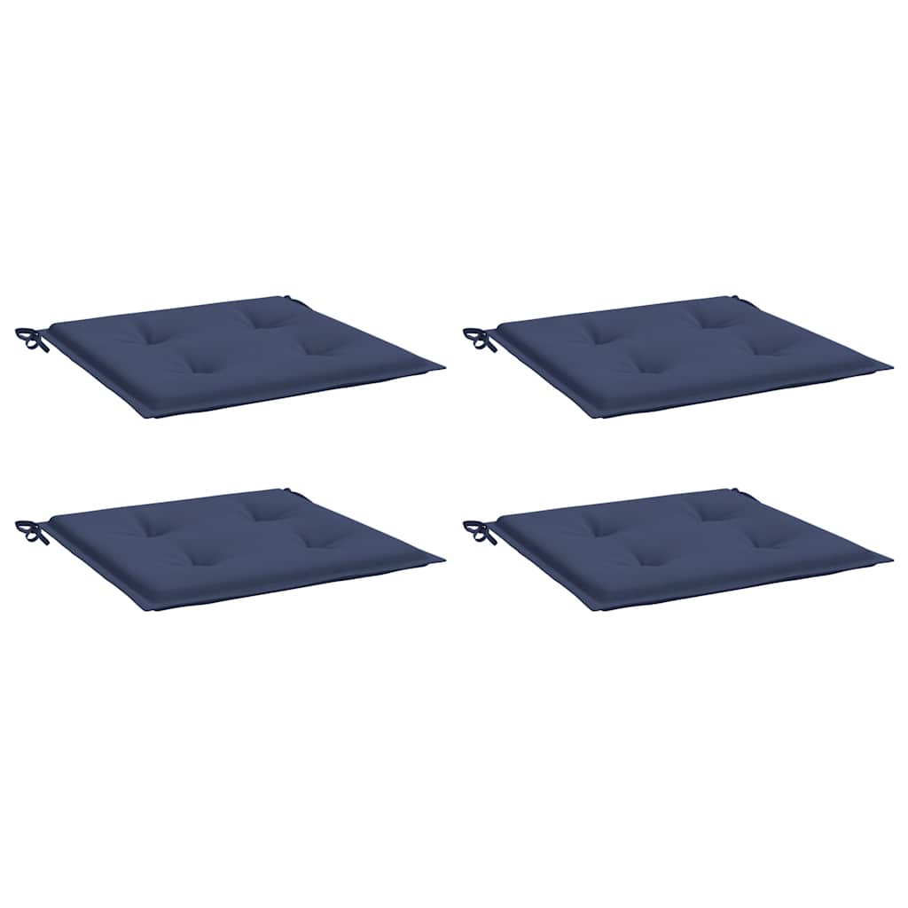Pallet Cushions 4 pcs. Navy Blue 50x50x4 cm Oxford Fabric