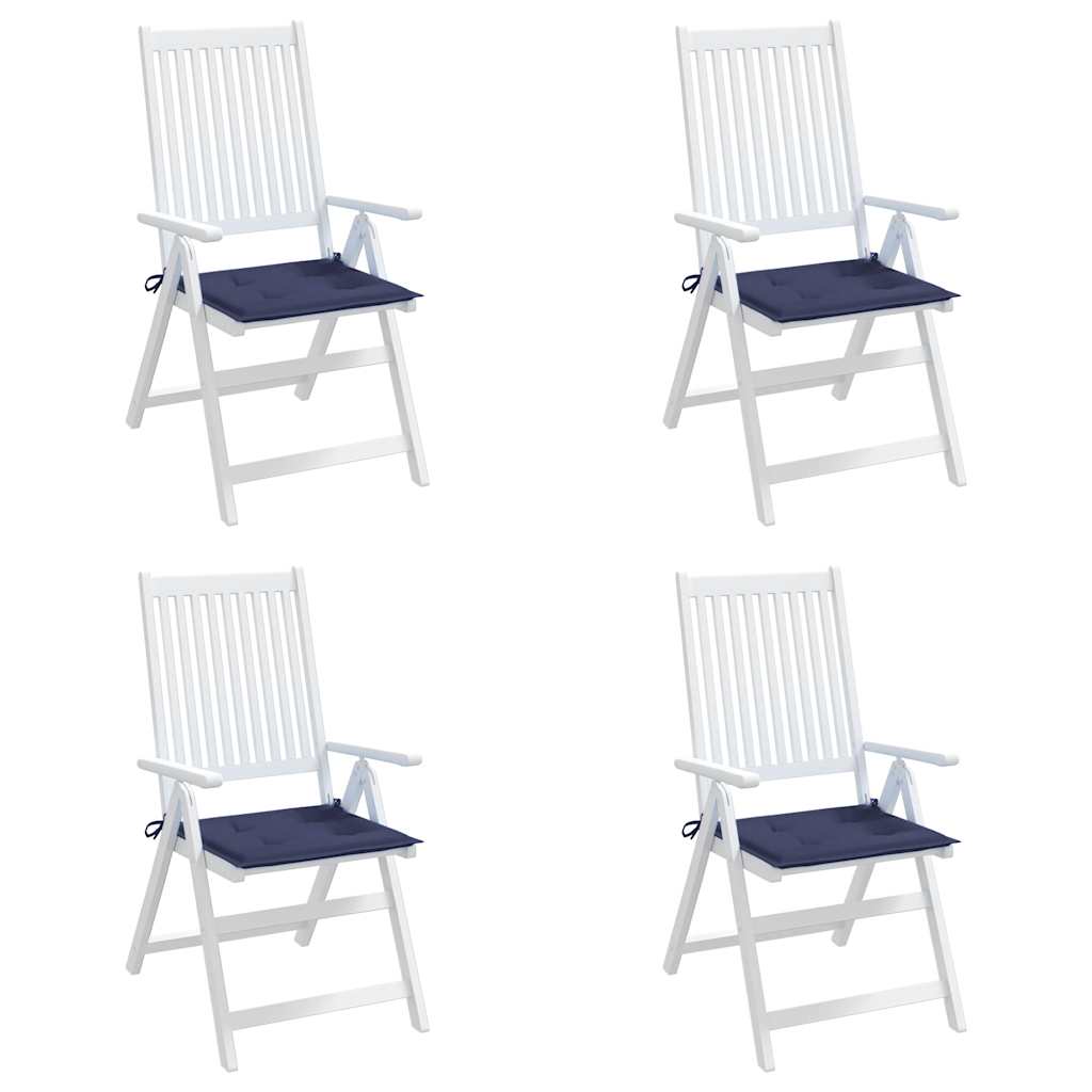 Pallet Cushions 4 pcs. Navy Blue 50x50x4 cm Oxford Fabric
