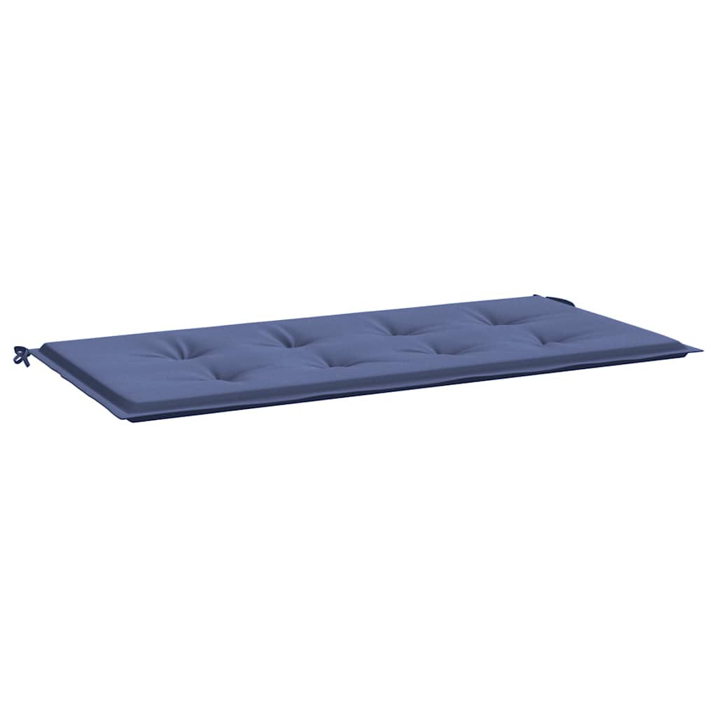 Coussin pour banc de jardin bleu marine 120x50x4 cm Tissu Oxford