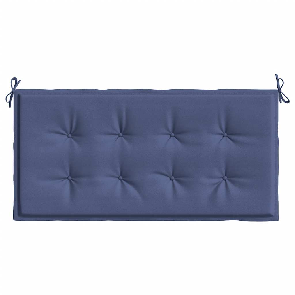 Coussin pour banc de jardin bleu marine 120x50x4 cm Tissu Oxford