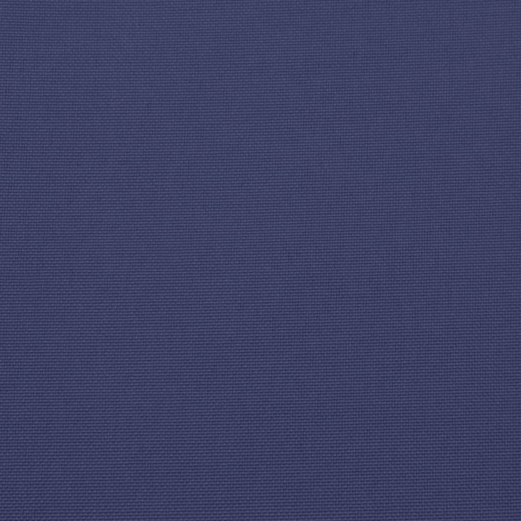 High-Back Cushion Pads 4 pcs. Navy Fabric