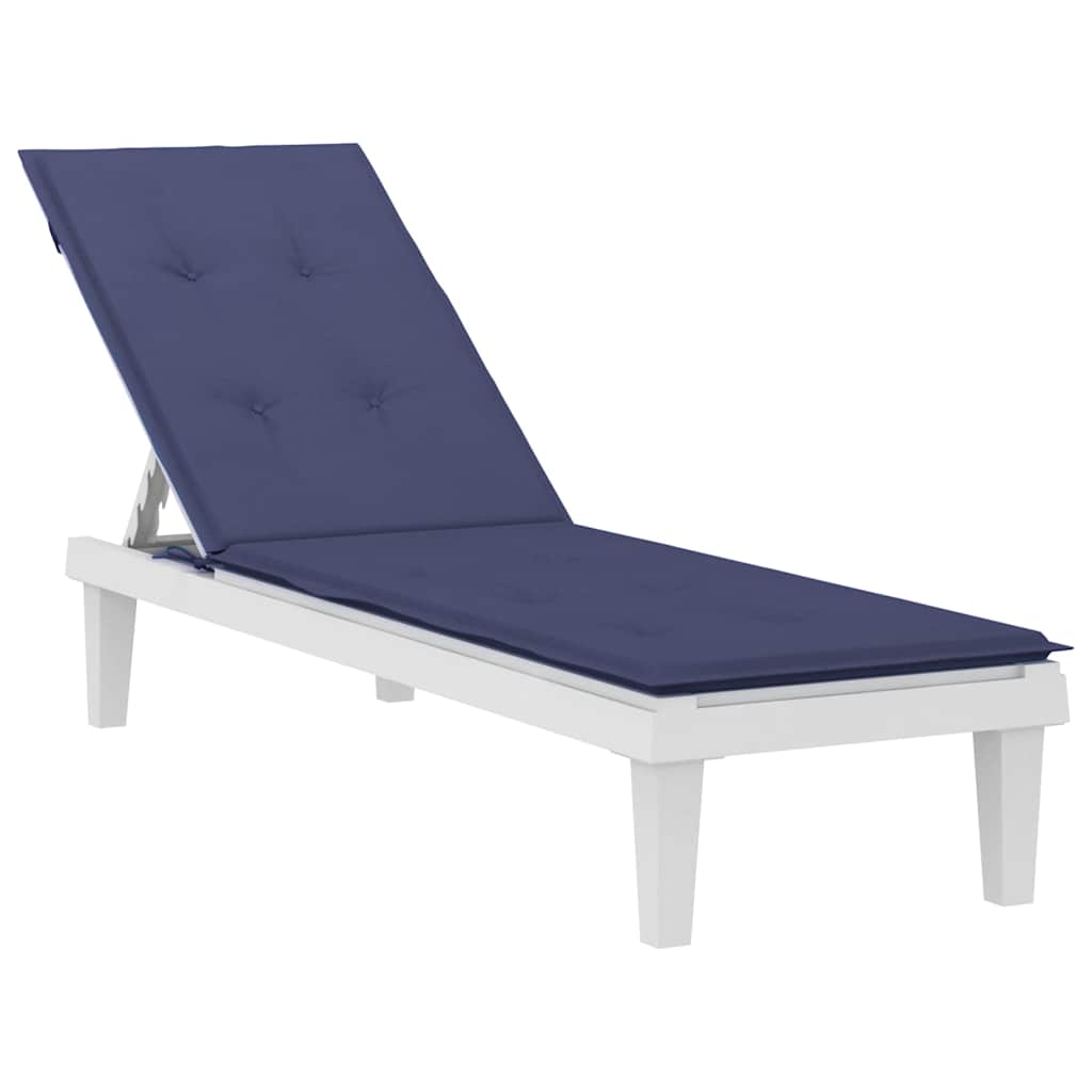 Coussin de transat bleu marine tissu Oxford