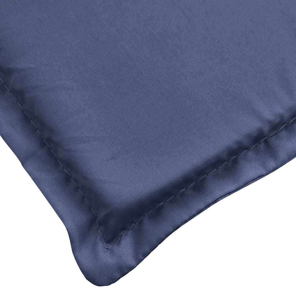 Coussin de transat bleu marine tissu Oxford