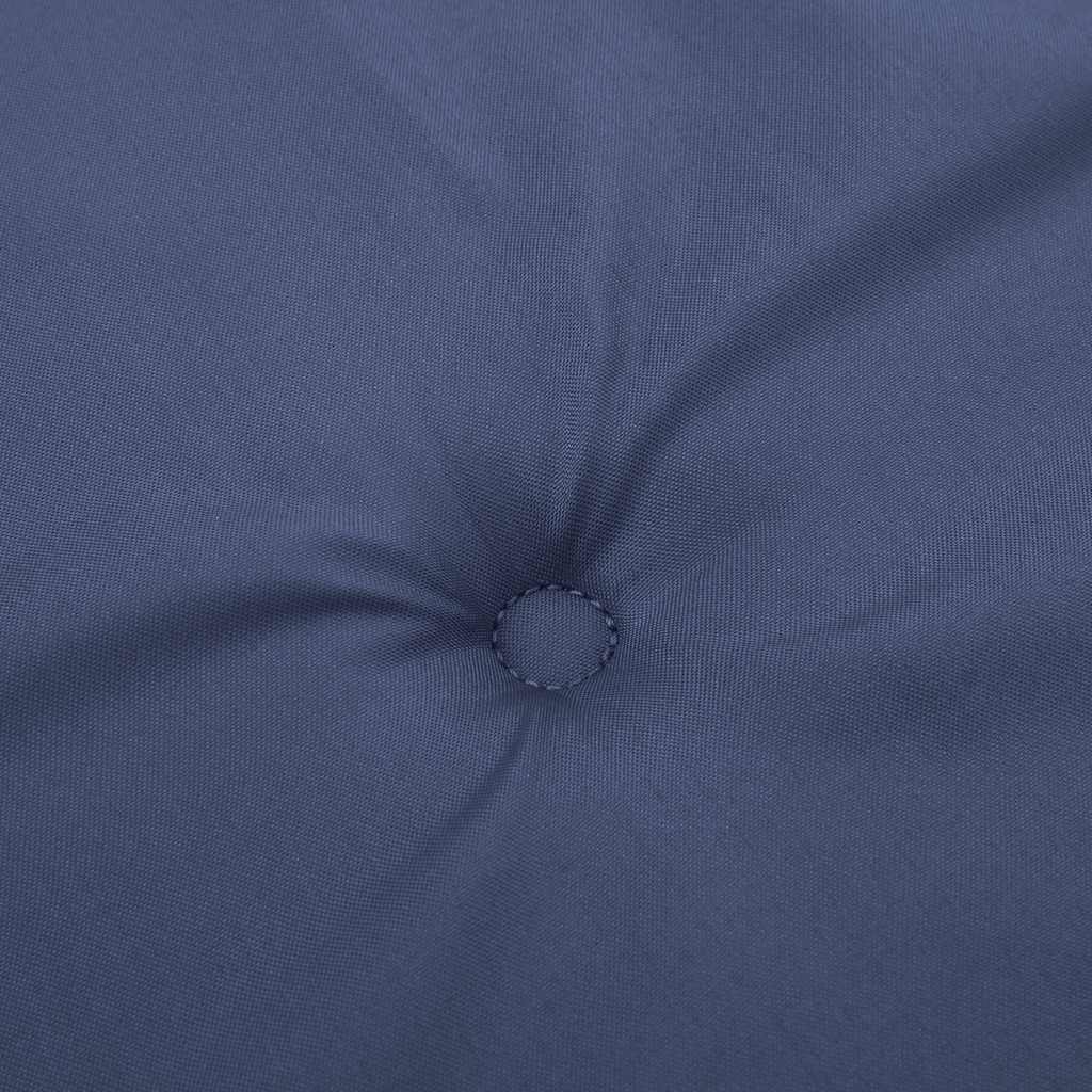 Coussin de transat bleu marine tissu Oxford