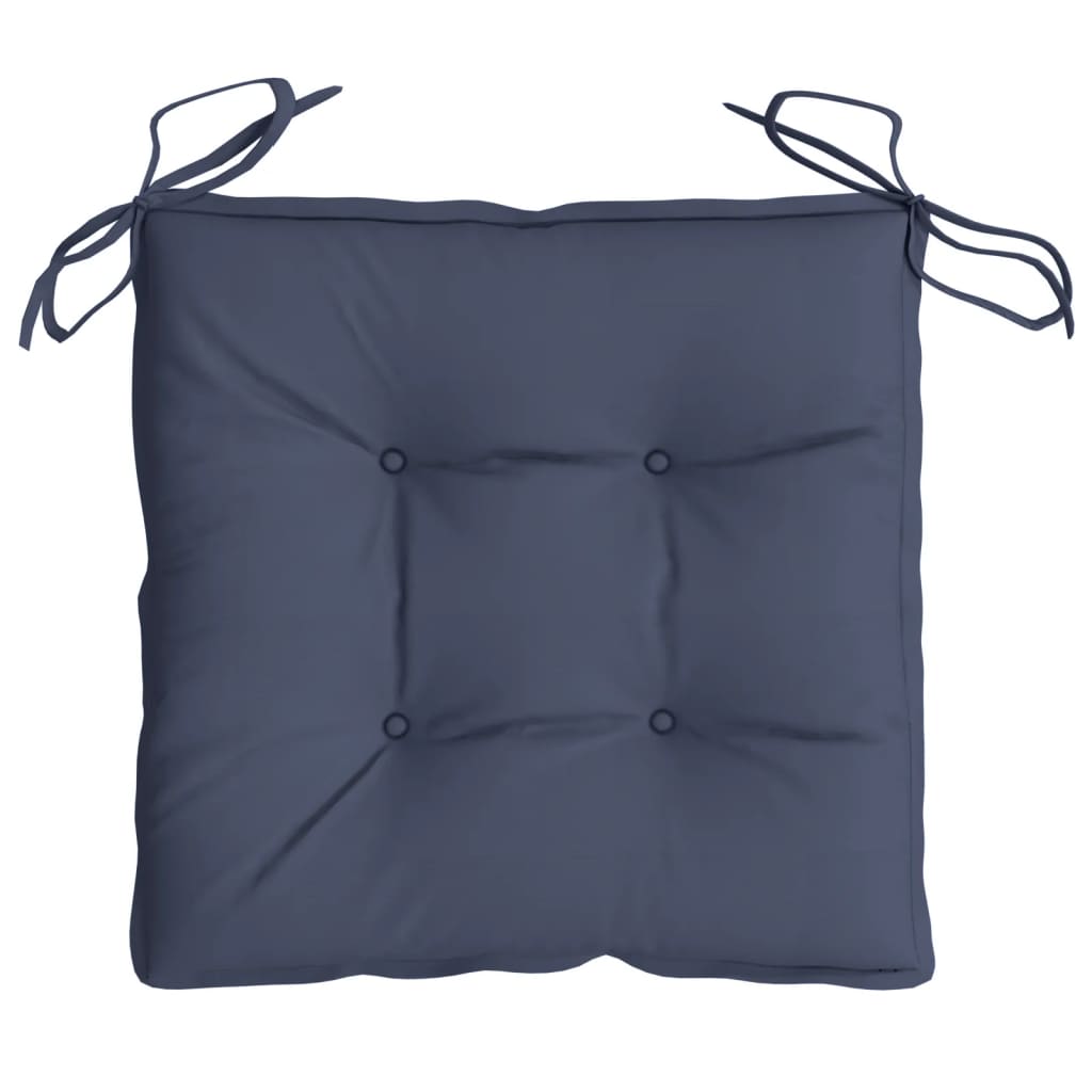 Seat Cushions 4 pcs. Navy Blue 50x50x7 cm Oxford Fabric