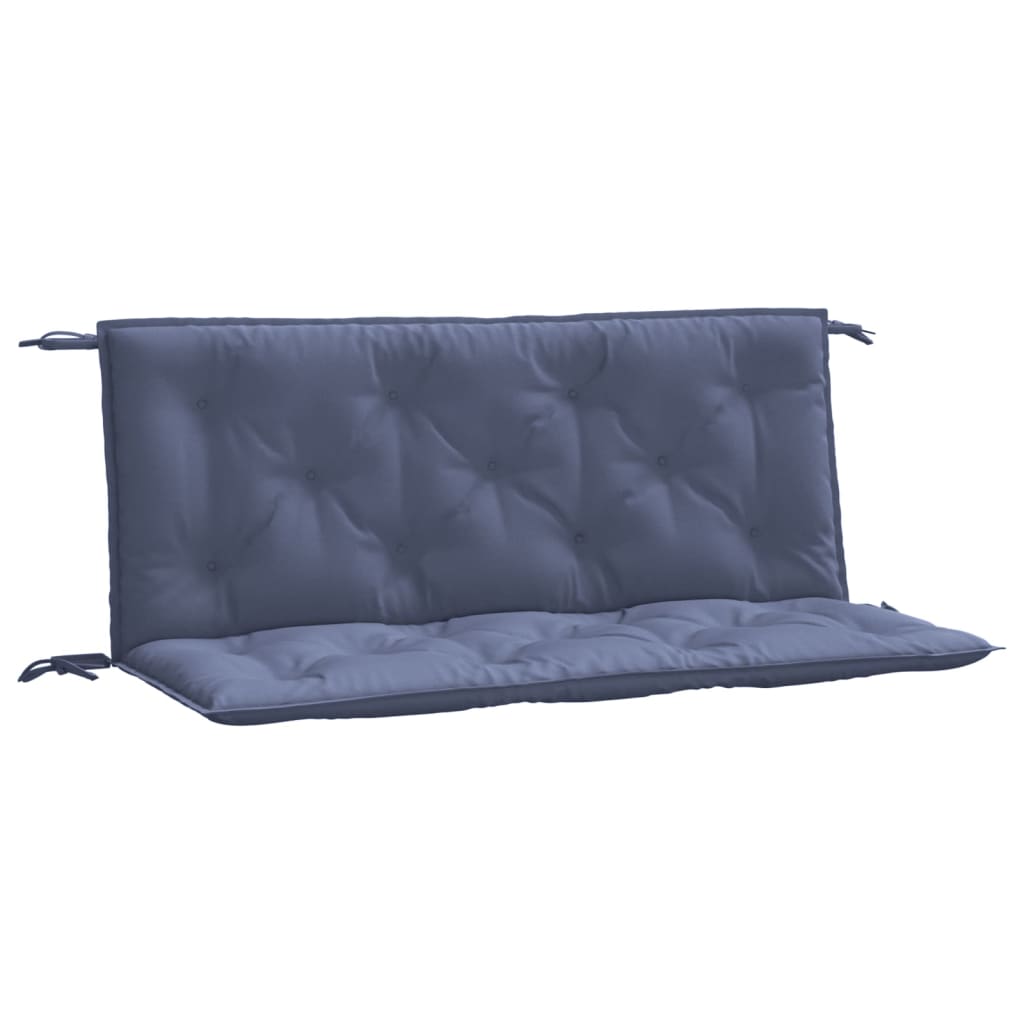 Garden Bench Cushions 2 pcs. Navy Blue 120x50x7 cm Oxford Fabric
