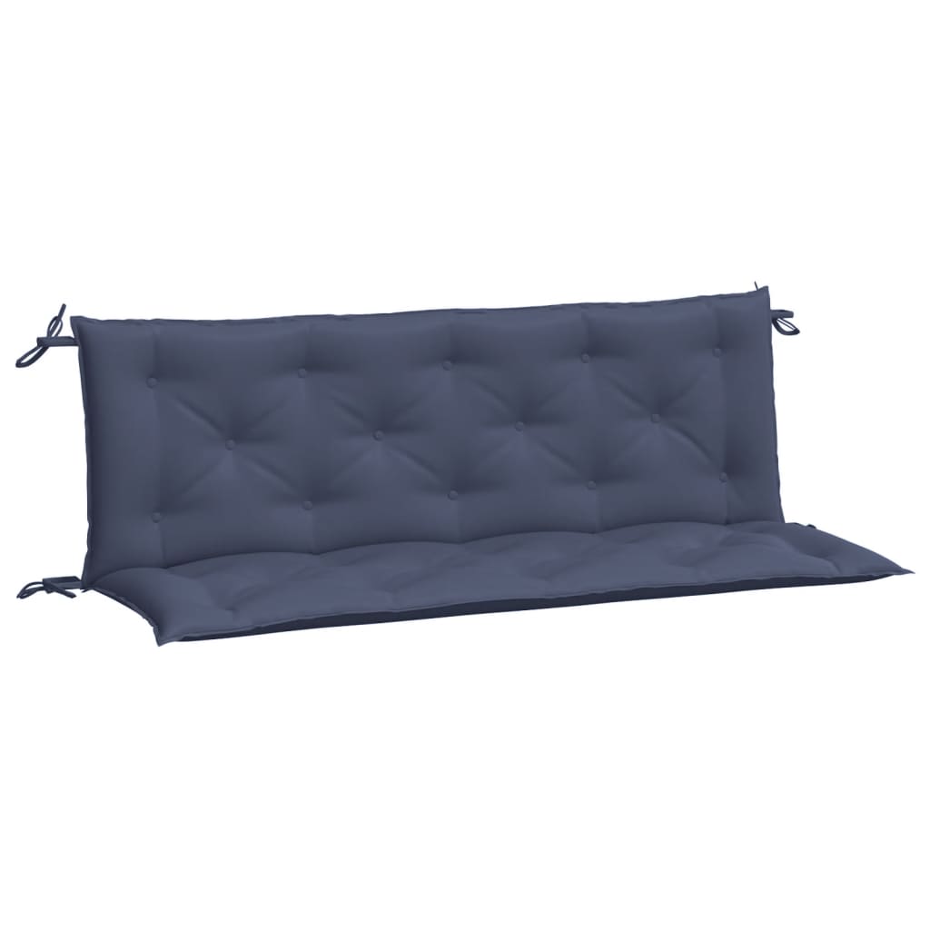 Garden Bench Cushions 2 pcs. Navy Blue 150x50x7 cm Oxford Fabric