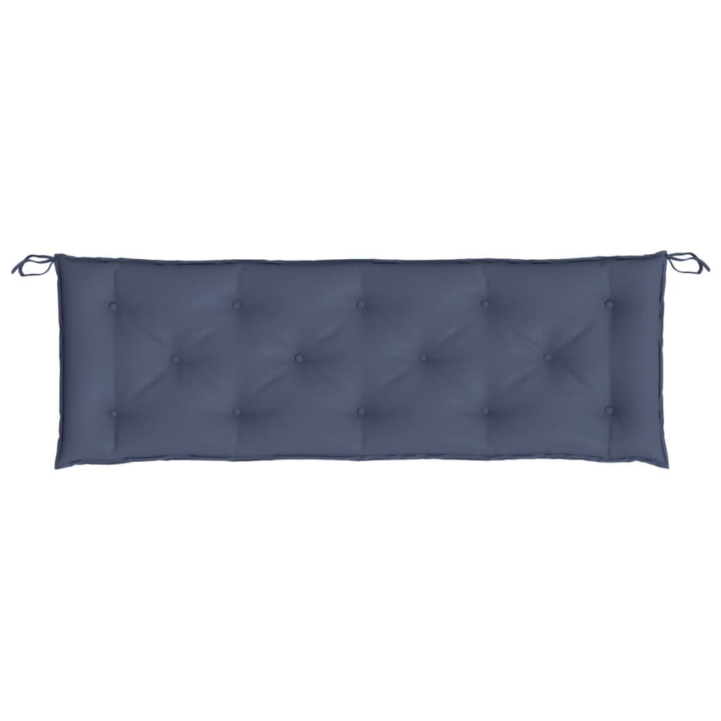 Garden Bench Cushions 2 pcs. Navy Blue 150x50x7 cm Oxford Fabric