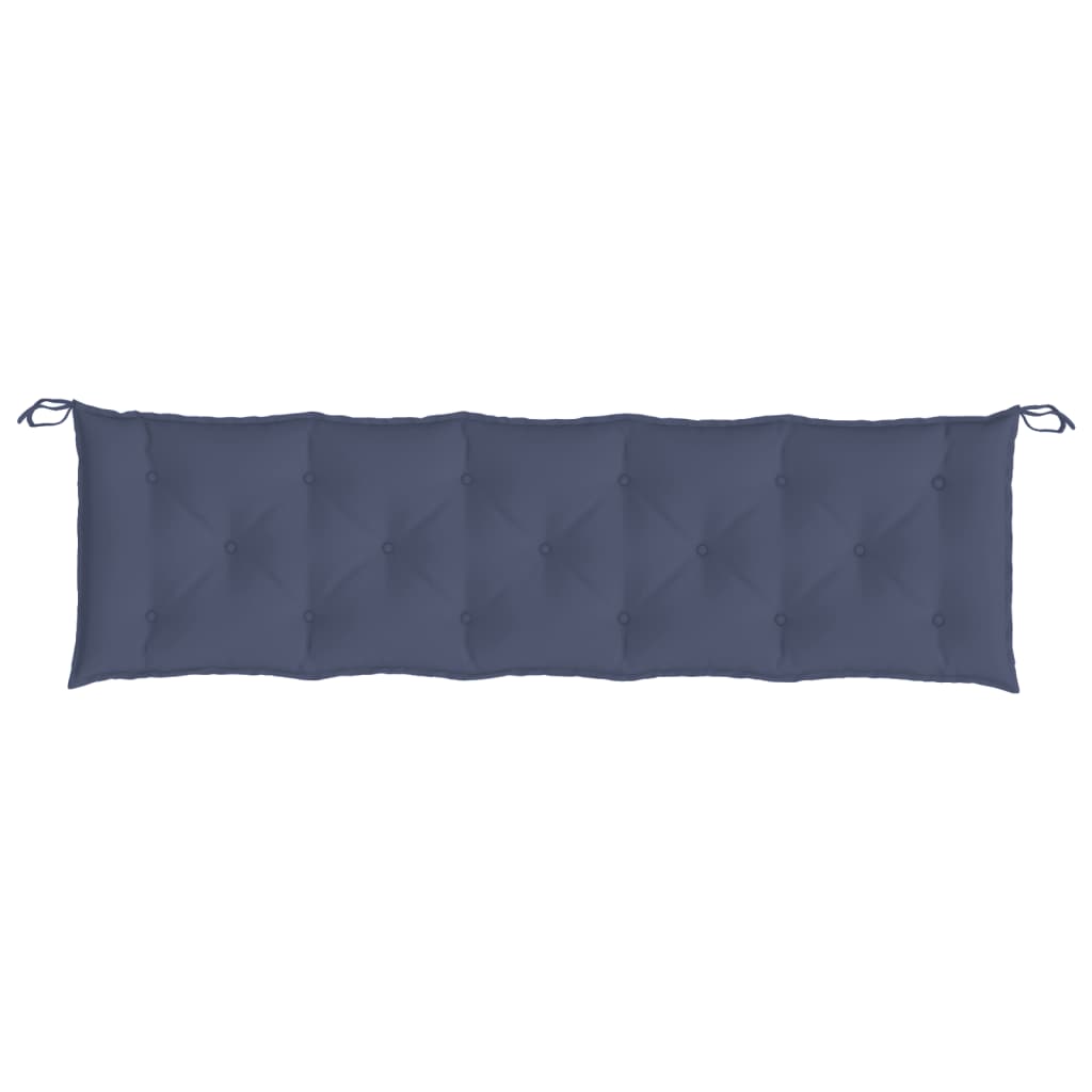Garden Bench Cushions 2 pcs. Navy Blue 180x50x7 cm Oxford Fabric