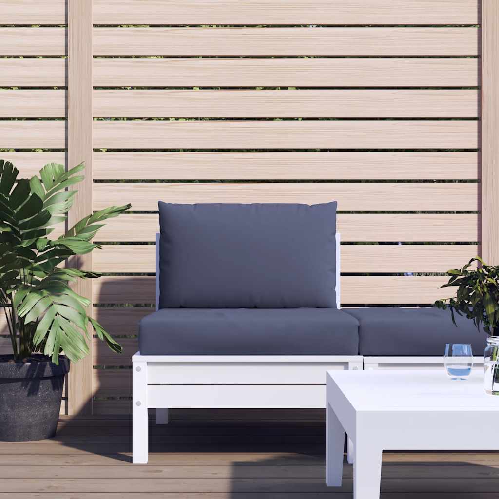 Coussins de palette 2 pcs Tissu bleu marine