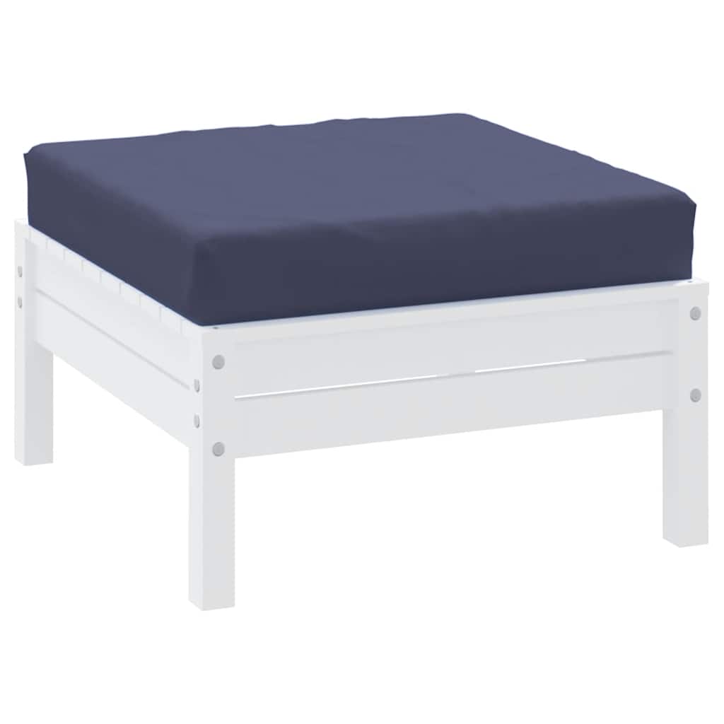 Coussin de palette bleu marine 60x60x9,5 cm Tissu Oxford