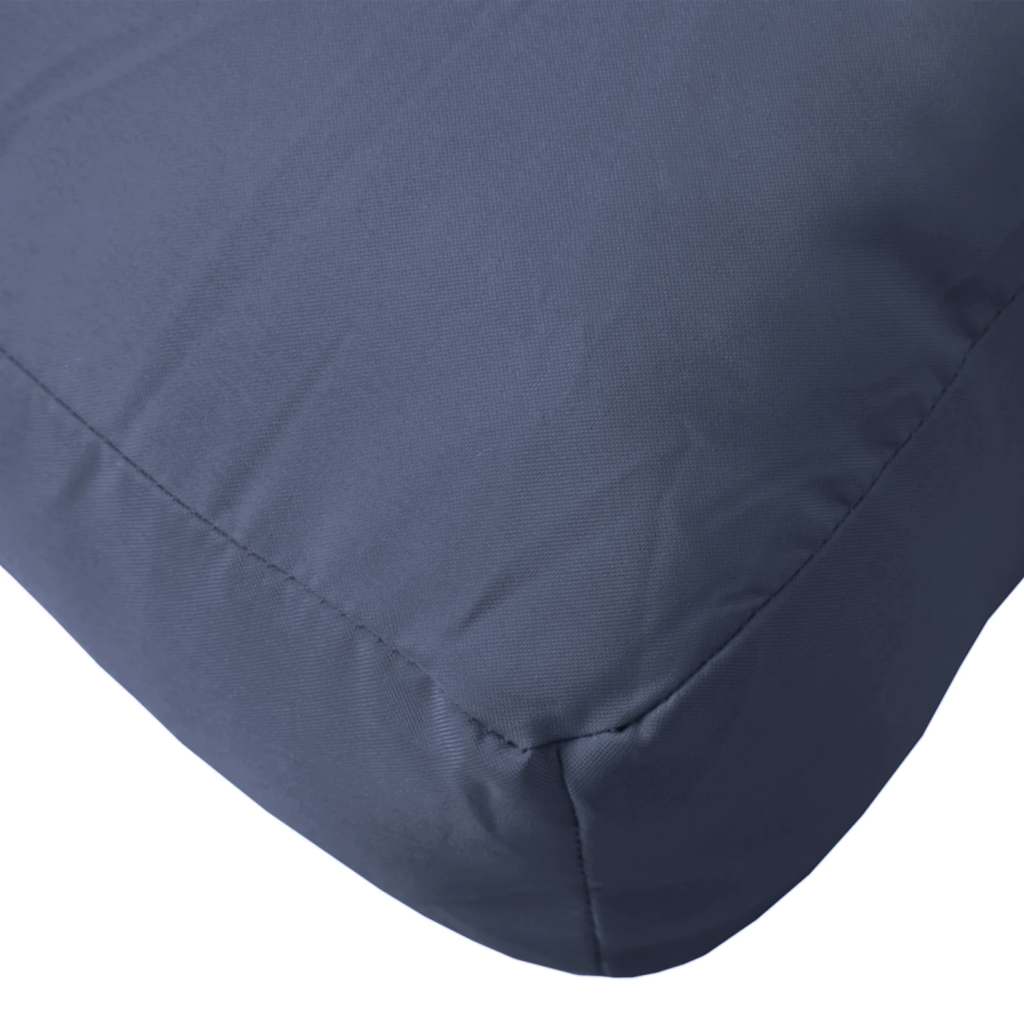 Coussin de palette bleu marine 60x60x9,5 cm Tissu Oxford