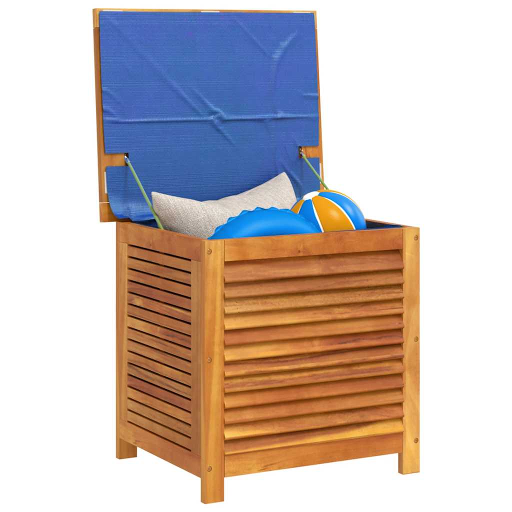 Gartenbox mit Lüftungsschlitzen 60x50x56 cm Massivholz Akazie