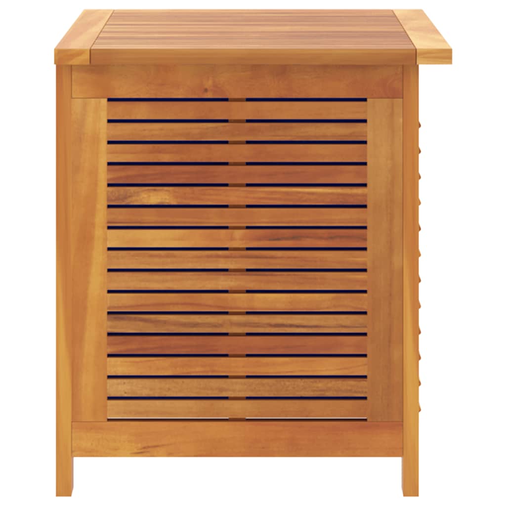 Gartenbox mit Lüftungsschlitzen 60x50x56 cm Massivholz Akazie