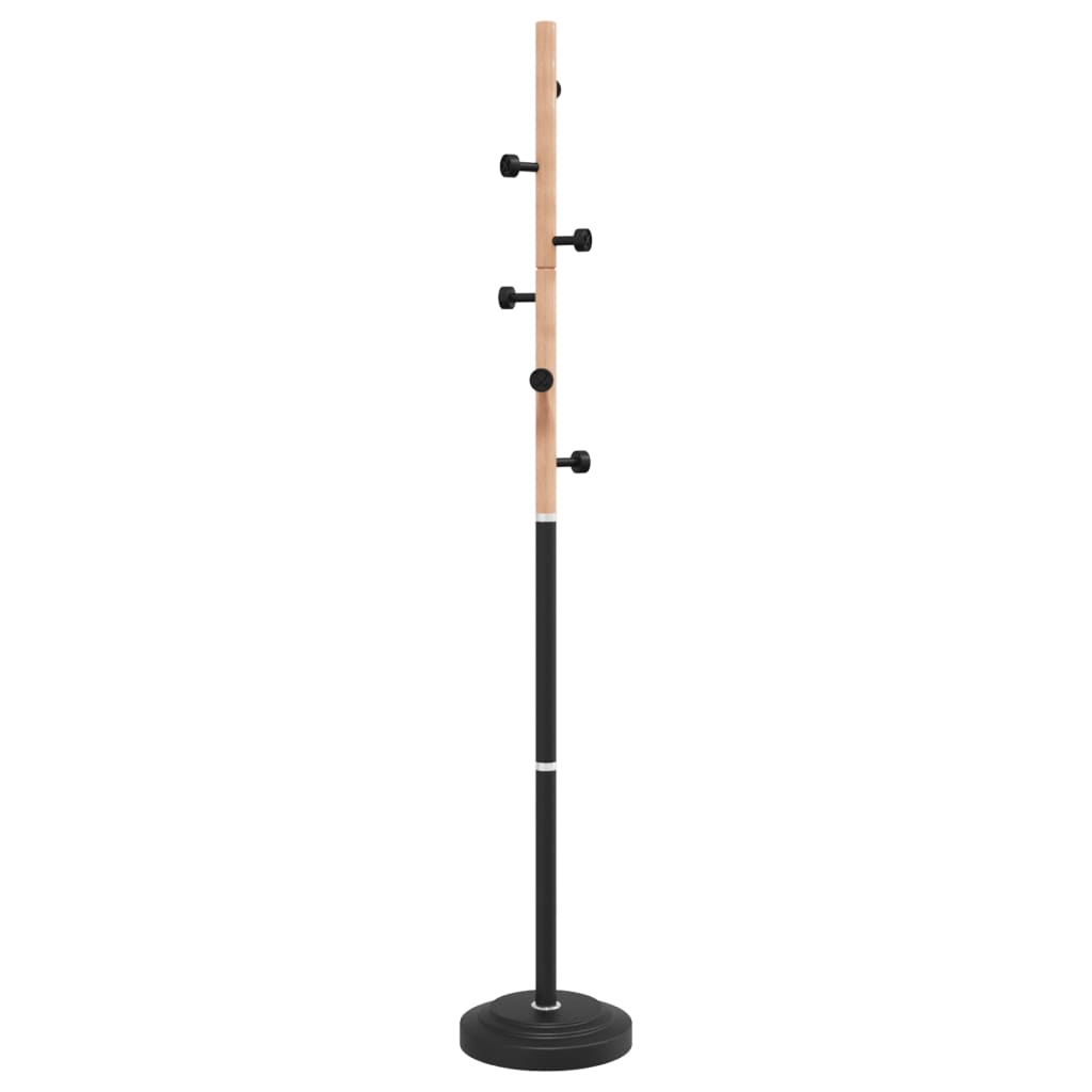 Portemanteau noir 177 cm Fer thermolaqué