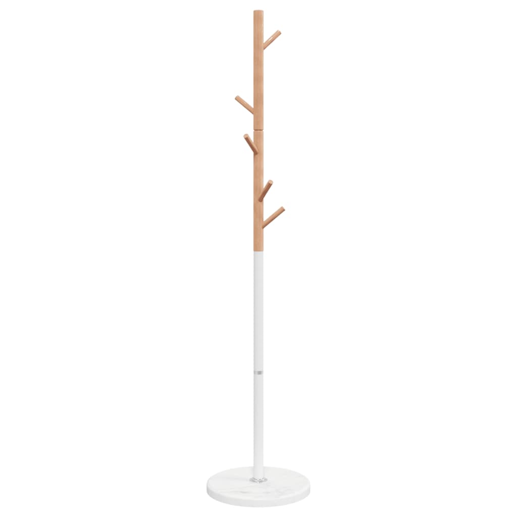Clothes Rack White 172 cm Powder-Coated Iron