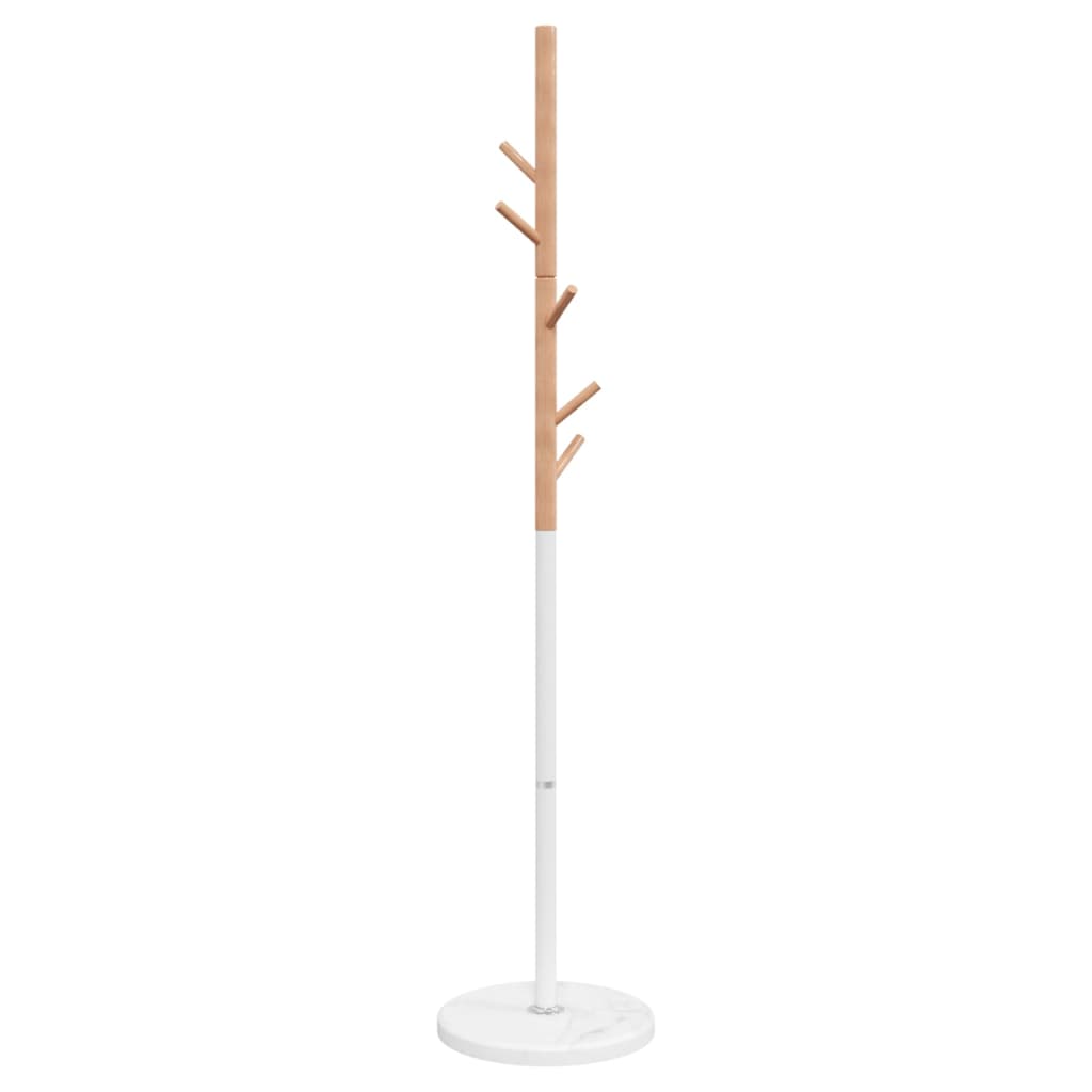 Clothes Rack White 172 cm Powder-Coated Iron